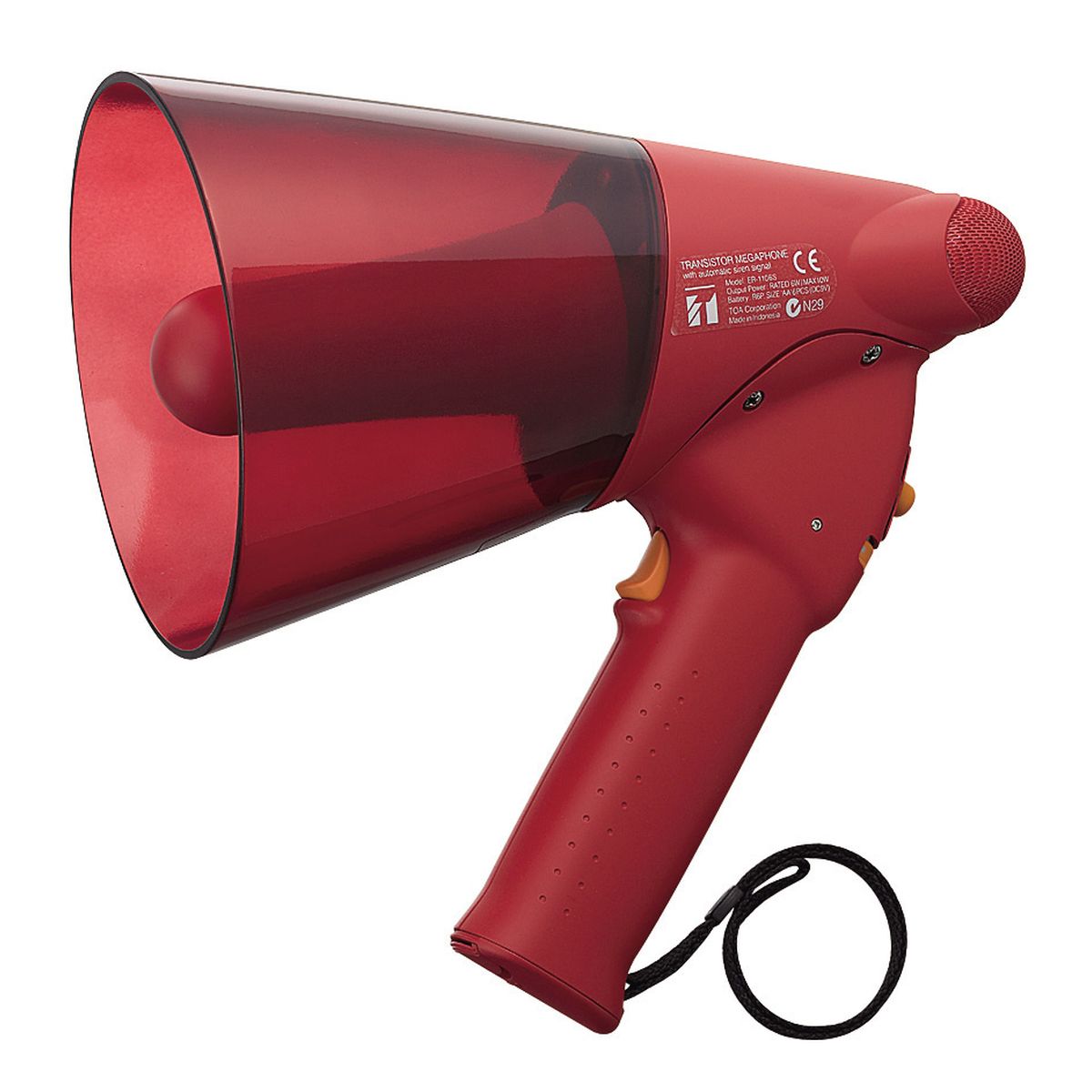 6W SPLASH PROOF MEGAPHONE,<br>SIREN SIGNAL