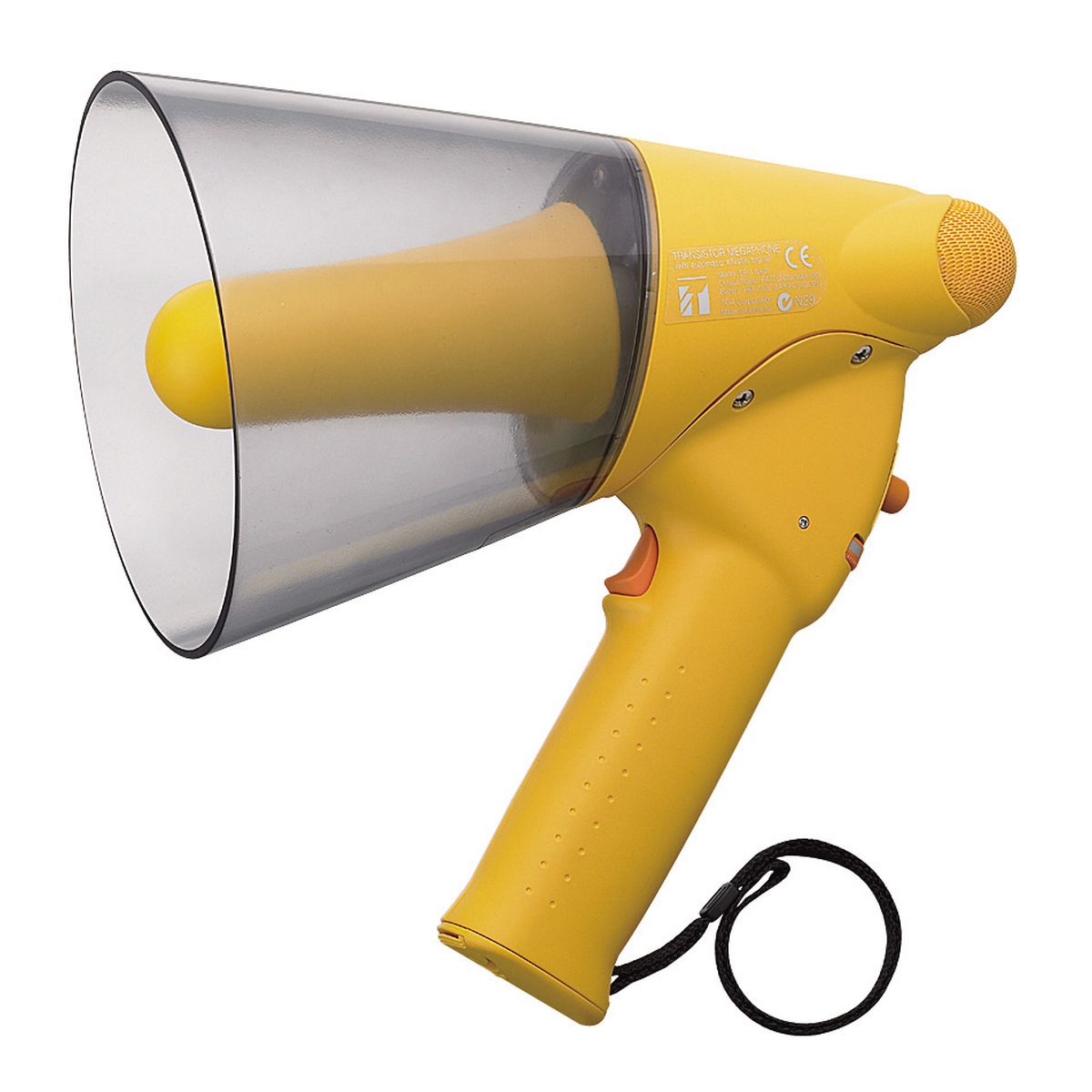 6W SPLASH PROOF MEGAPHONE,<br>WHISTLE SIGNAL